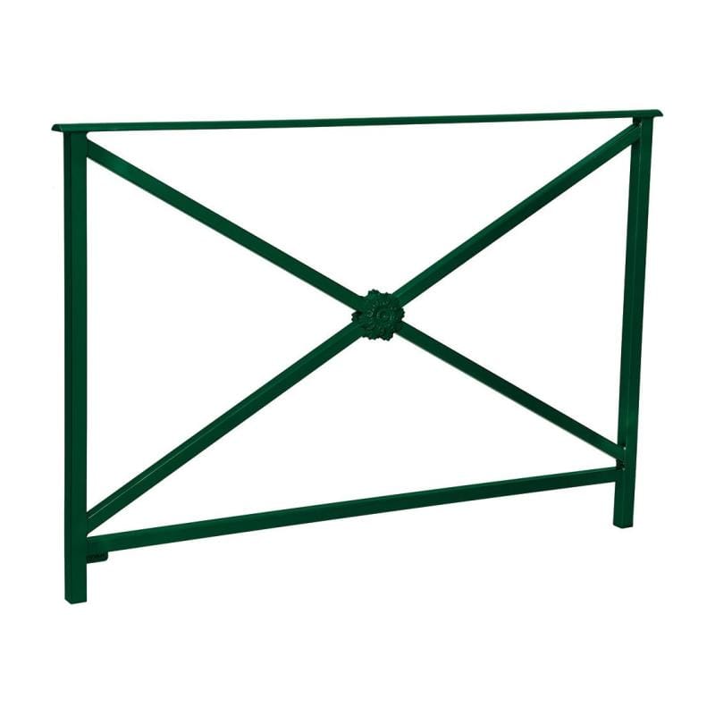 Cityscape Direct Heritage Railing 1500mm (No Grip) / Rosette / Green (RAL 6005)