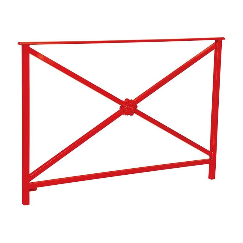 Cityscape Direct Heritage Railing 1500mm (No Grip) / Rosette / Red (RAL 3020)