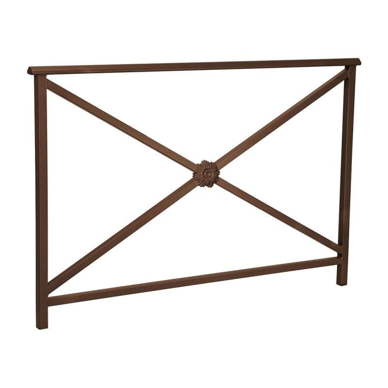 Cityscape Direct Lisbon Railing 1500mm / Rosette / Brown (RAL 8017)