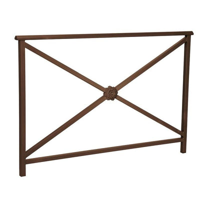 Cityscape Direct Lisbon Railing 1500mm / Rosette / Brown (RAL 8017)