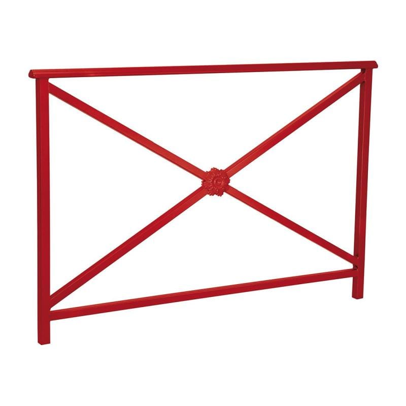Cityscape Direct Lisbon Railing 1500mm / Rosette / Burgundy (RAL 3004)