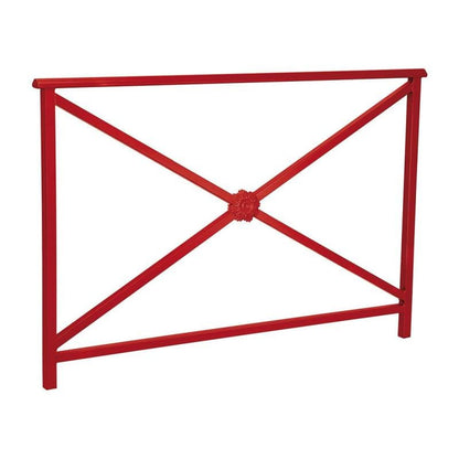 Cityscape Direct Lisbon Railing 1500mm / Rosette / Burgundy (RAL 3004)