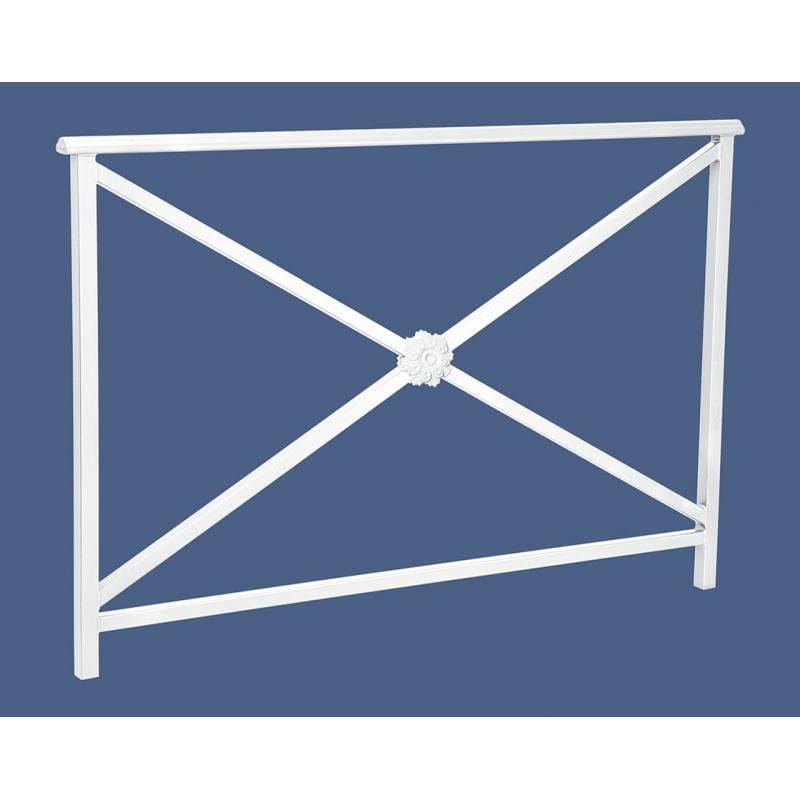 Cityscape Direct Lisbon Railing 1500mm / Rosette / White (RAL 9010)