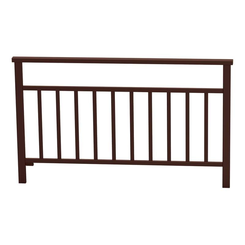 Cityscape Direct Venice Railing 1500mm / Vertical Bars / Brown (RAL 8017)