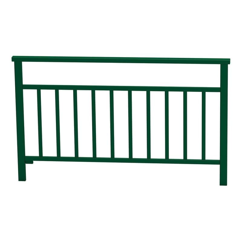 Cityscape Direct Venice Railing 1500mm / Vertical Bars / Green (RAL 6005)