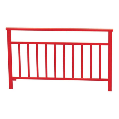 Cityscape Direct Venice Railing 1500mm / Vertical Bars / Red (RAL 3020)