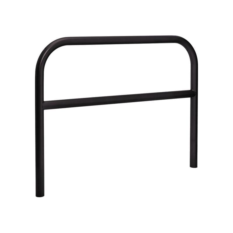 Cityscape Direct Hoop Reinforced Railing 1500mm / Zinc Primed and Painted / Black (RAL 9005)