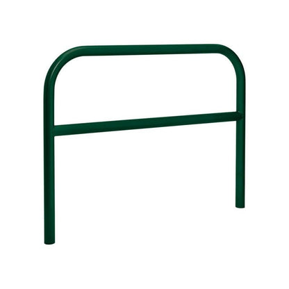 Cityscape Direct Hoop Reinforced Railing 1500mm / Zinc Primed and Painted / Green (RAL 6005)