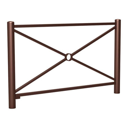 Cityscape Direct Dome Top Railing 1572mm / Brown (RAL 8017)