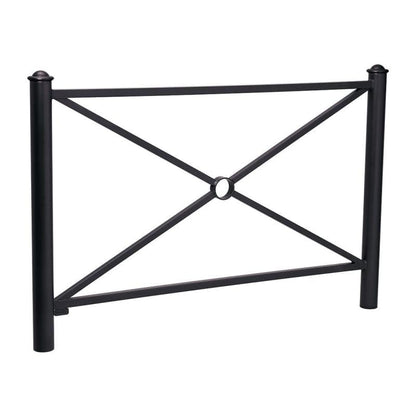 Cityscape Direct Province Agora Railing 1572mm / Cross / Black (RAL 9005)