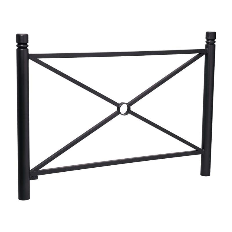 Cityscape Direct Province City Railing 1572mm / Cross / Black (RAL 9005)