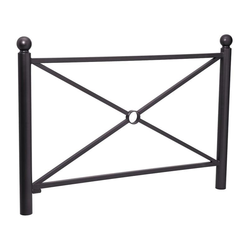 Cityscape Direct Province Sphere Railing 1572mm / Cross / Black (RAL 9005)