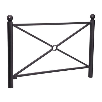 Cityscape Direct Province Sphere Railing 1572mm / Cross / Black (RAL 9005)
