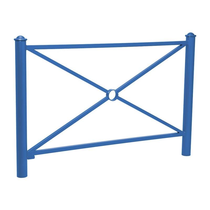 Cityscape Direct Province Agora Railing 1572mm / Cross / Blue (RAL 5010)