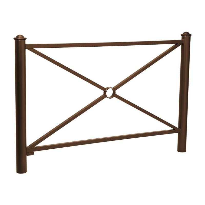 Cityscape Direct Province Agora Railing 1572mm / Cross / Brown (RAL 8017)