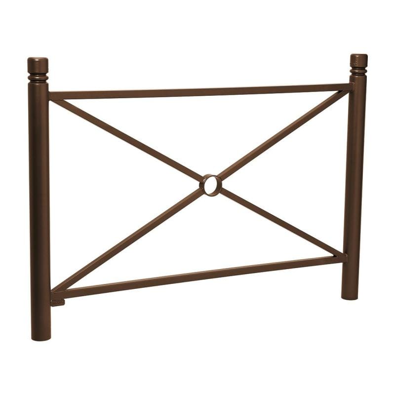 Cityscape Direct Province City Railing 1572mm / Cross / Brown (RAL 8017)