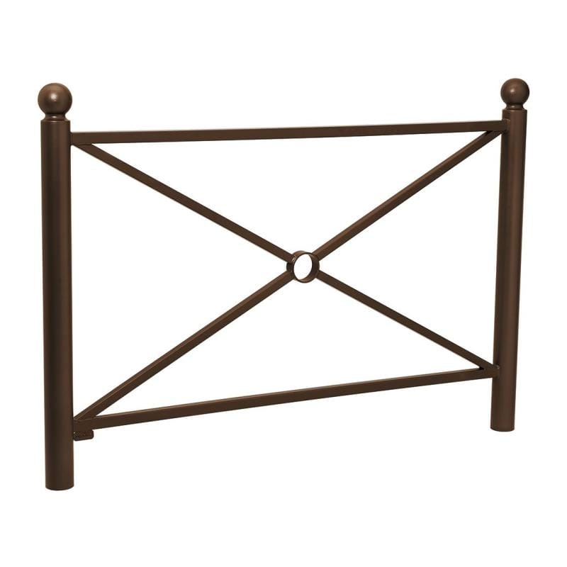 Cityscape Direct Province Sphere Railing 1572mm / Cross / Brown (RAL 8017)