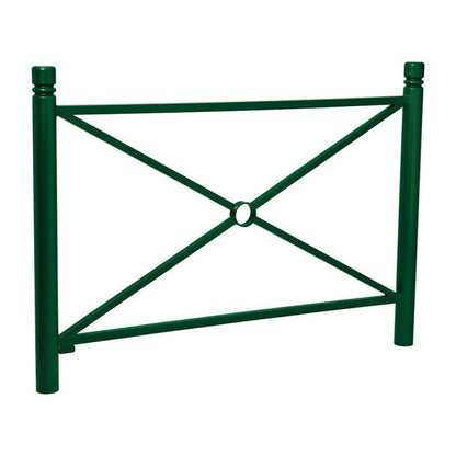 Cityscape Direct Province City Railing 1572mm / Cross / Green (RAL 6005)