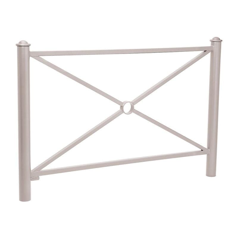 Cityscape Direct Province Agora Railing 1572mm / Cross / Light Grey (RAL 7044)