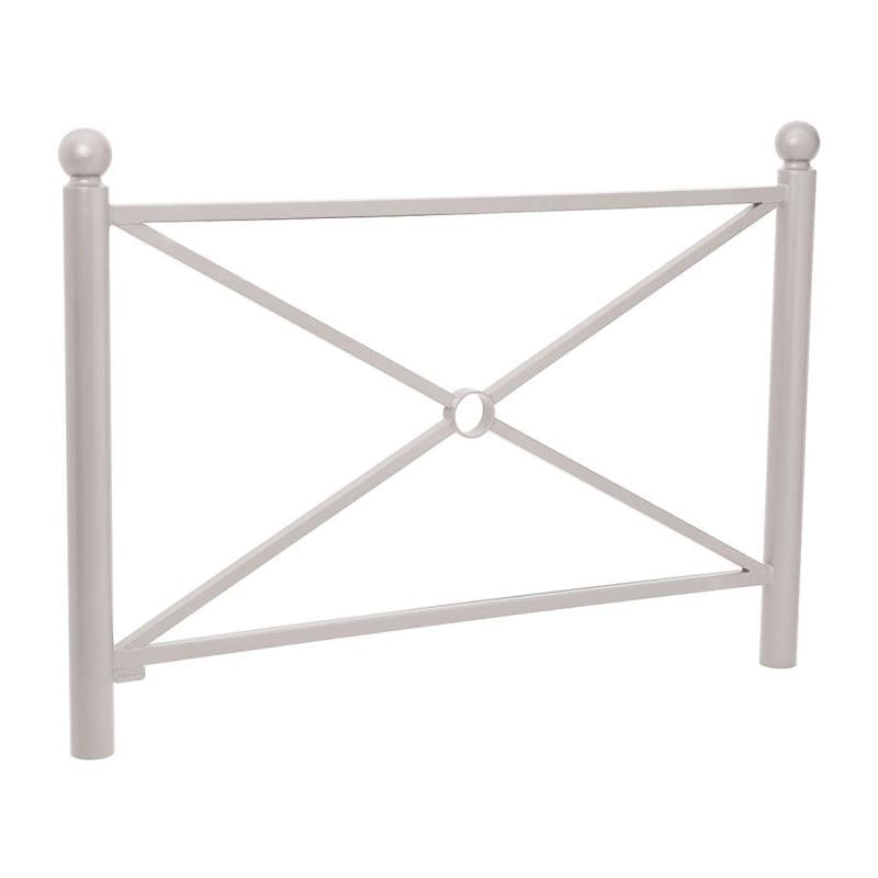 Cityscape Direct Province Sphere Railing 1572mm / Cross / Light Grey (RAL 7044)