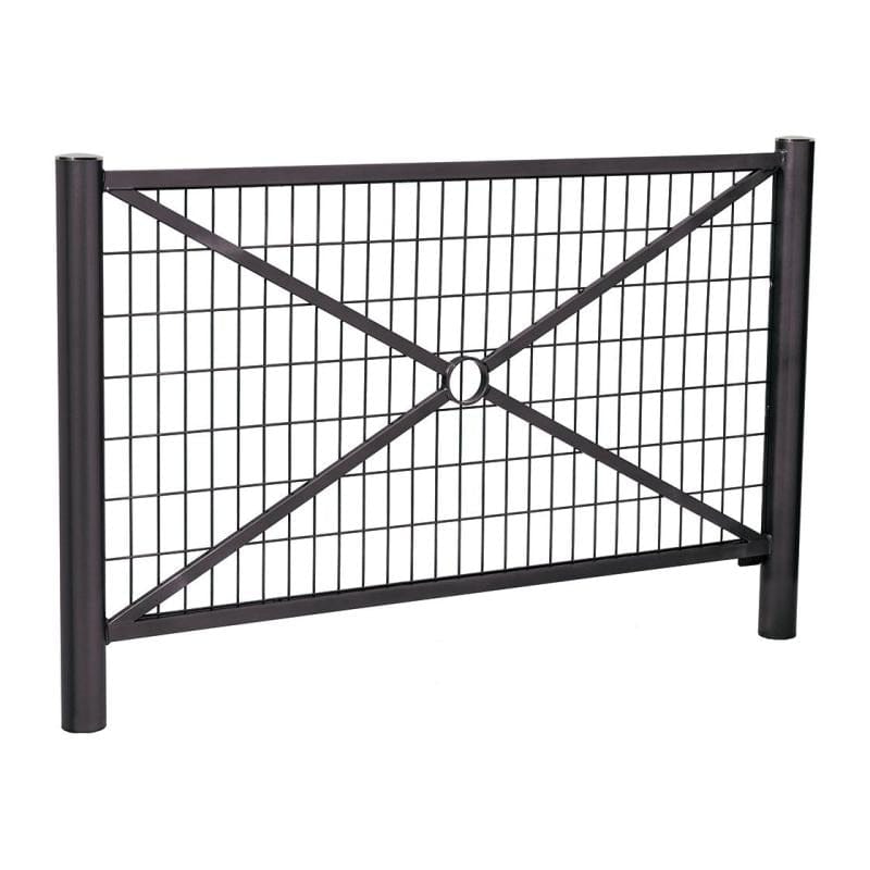 Cityscape Direct Province Brushed Steel Railing 1572mm / Mesh / Black (RAL 9005)