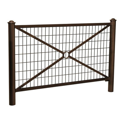 Cityscape Direct Province Agora Railing 1572mm / Mesh / Brown (RAL 8017)