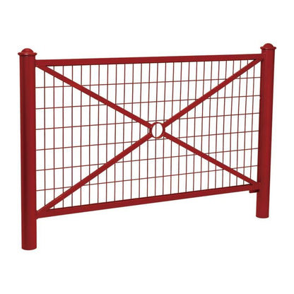 Cityscape Direct Province Agora Railing 1572mm / Mesh / Burgundy (RAL 3004)