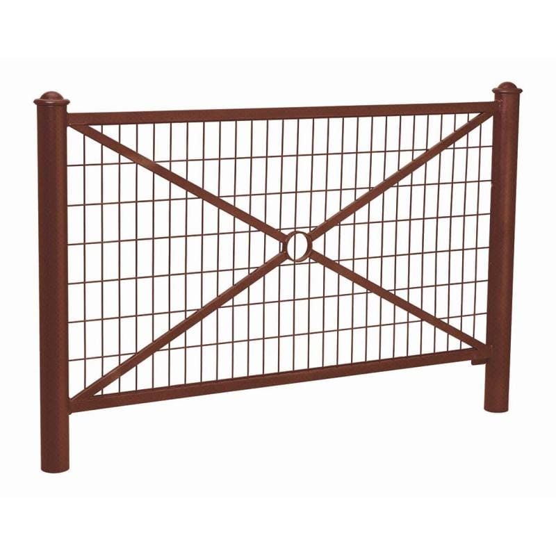 Cityscape Direct Province Agora Railing 1572mm / Mesh / Corten Effect