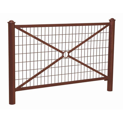Cityscape Direct Province Agora Railing 1572mm / Mesh / Corten Effect