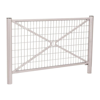 Cityscape Direct Province Brushed Steel Railing 1572mm / Mesh / Light Grey (RAL 7044)