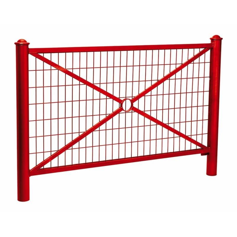 Cityscape Direct Province Agora Railing 1572mm / Mesh / Red (RAL 3020)