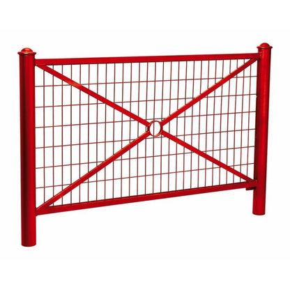 Cityscape Direct Province Agora Railing 1572mm / Mesh / Red (RAL 3020)