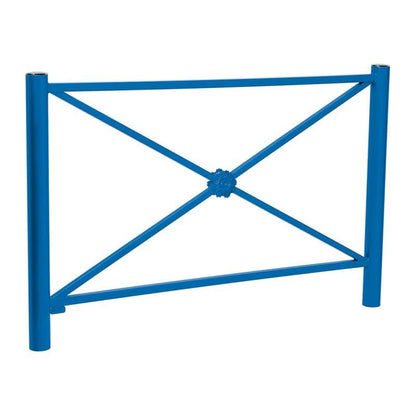 Cityscape Direct Province Brushed Steel Railing 1572mm / Rosette / Blue (RAL 5010)