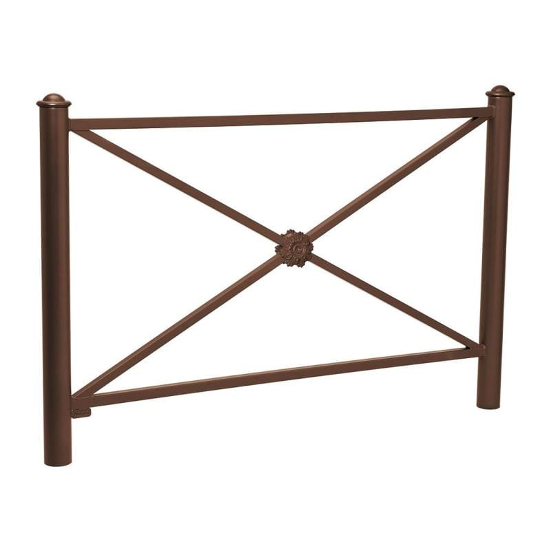 Cityscape Direct Province Agora Railing 1572mm / Rosette / Brown (RAL 8017)