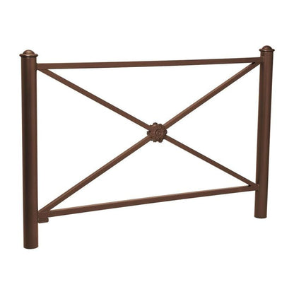 Cityscape Direct Province Agora Railing 1572mm / Rosette / Brown (RAL 8017)