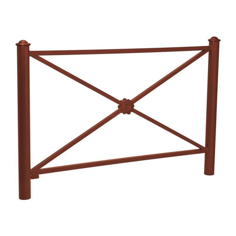 Cityscape Direct Province Agora Railing 1572mm / Rosette / Corten Effect