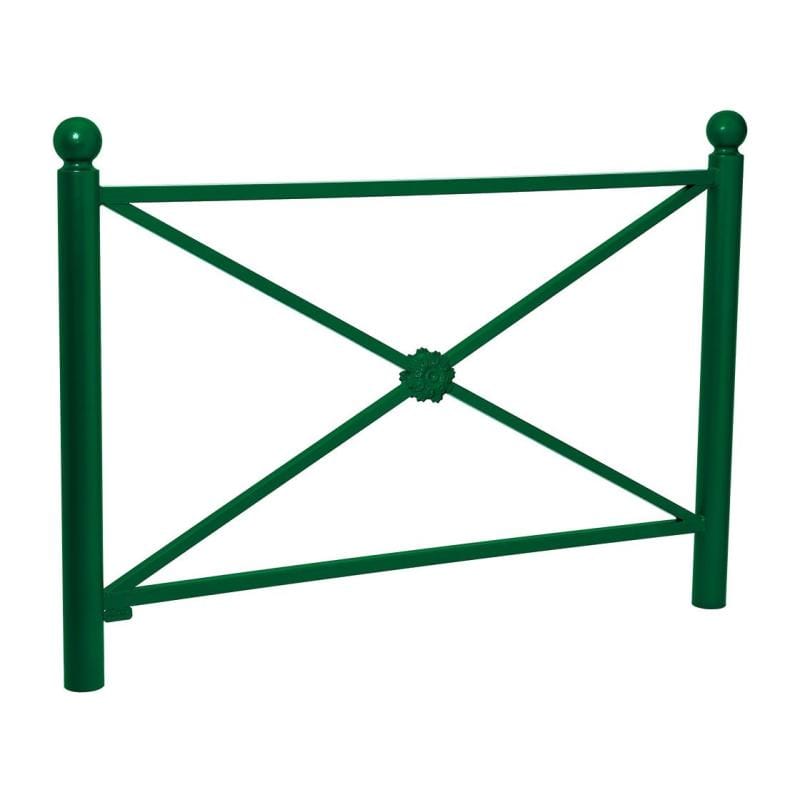 Cityscape Direct Province Sphere Railing 1572mm / Rosette / Green (RAL 6005)