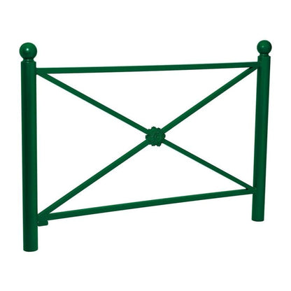 Cityscape Direct Province Sphere Railing 1572mm / Rosette / Green (RAL 6005)