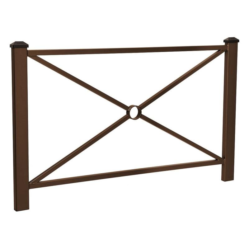 Cityscape Direct Pagoda Railing 1580mm / Brown (RAL 8017)