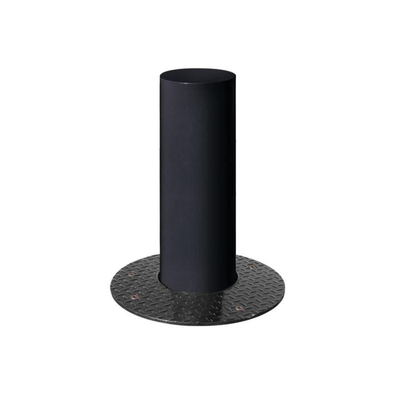 Cityscape Direct Barcelona Retractable Steel Bollard 160mm diameter / Black (RAL (9005)