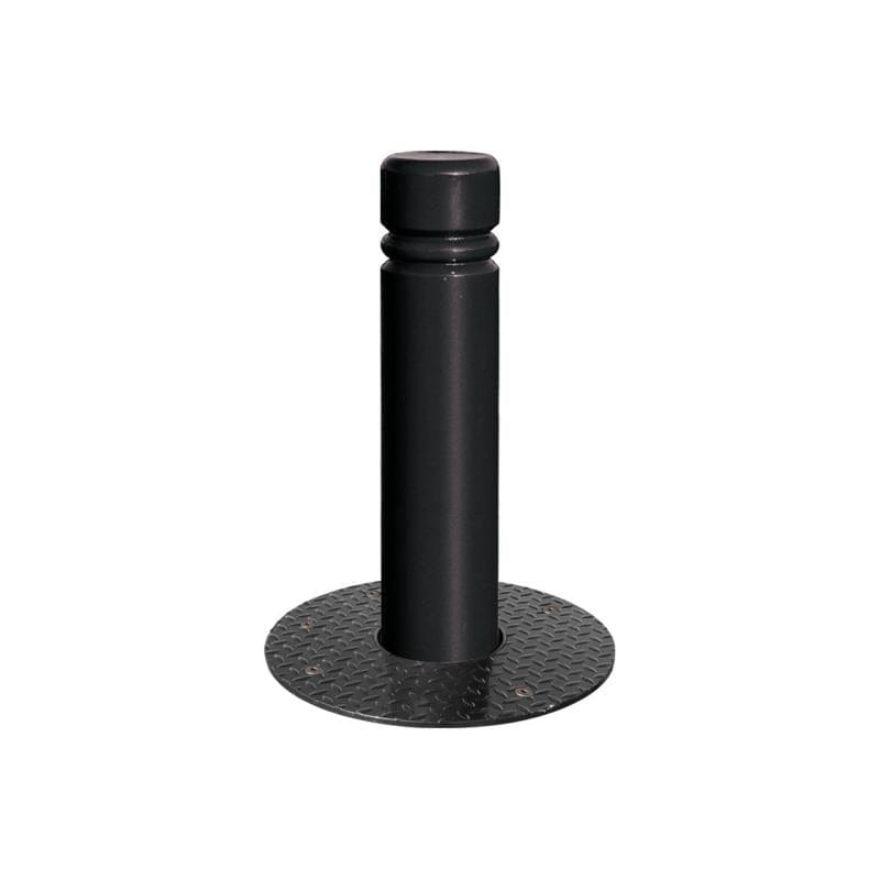 Cityscape Direct Province City Retractable Steel Bollard 160mm diameter / Black (RAL (9005)