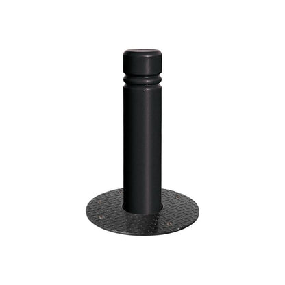 Cityscape Direct Province City Retractable Steel Bollard 160mm diameter / Black (RAL (9005)