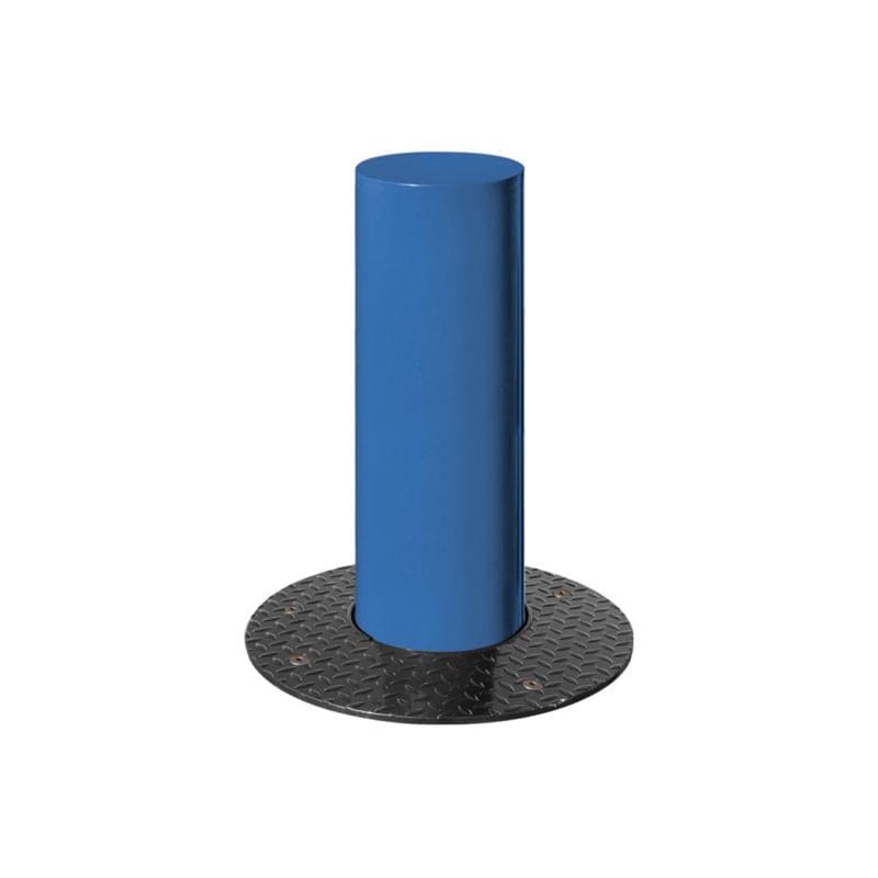 Cityscape Direct Barcelona Retractable Steel Bollard 160mm diameter / Blue (RAL 5010)