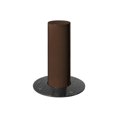 Cityscape Direct Barcelona Retractable Steel Bollard 160mm diameter / Brown (RAL 8017)