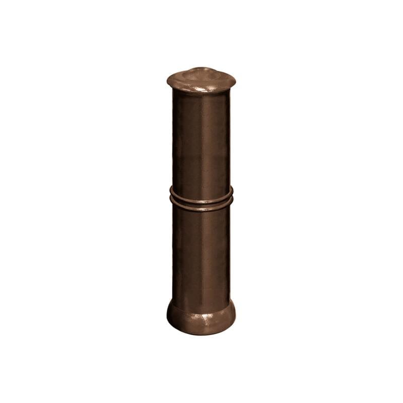 Cityscape Direct Province Agora Large Steel Bollard 160mm diameter / Brown (RAL 8017)