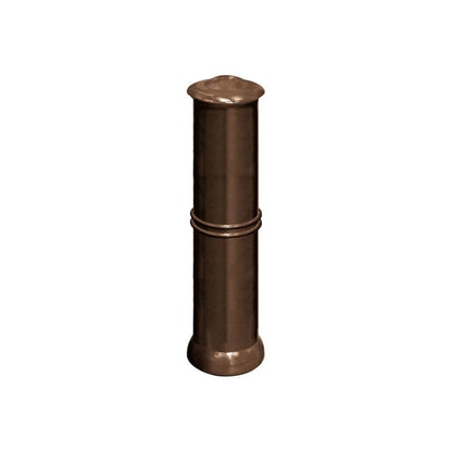 Cityscape Direct Province Agora Large Steel Bollard 160mm diameter / Brown (RAL 8017)