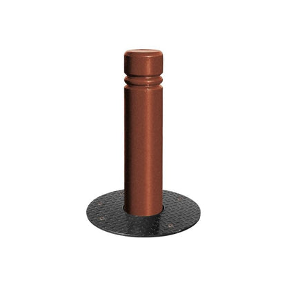 Cityscape Direct Province City Retractable Steel Bollard 160mm diameter / Corten Effect