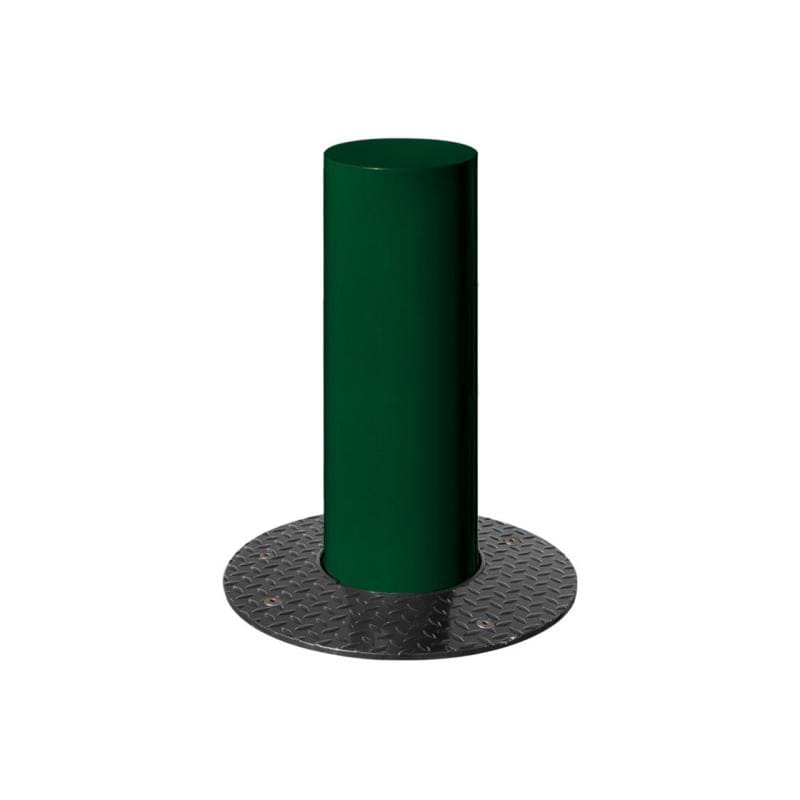 Cityscape Direct Barcelona Retractable Steel Bollard 160mm diameter / Green (RAL 6005)