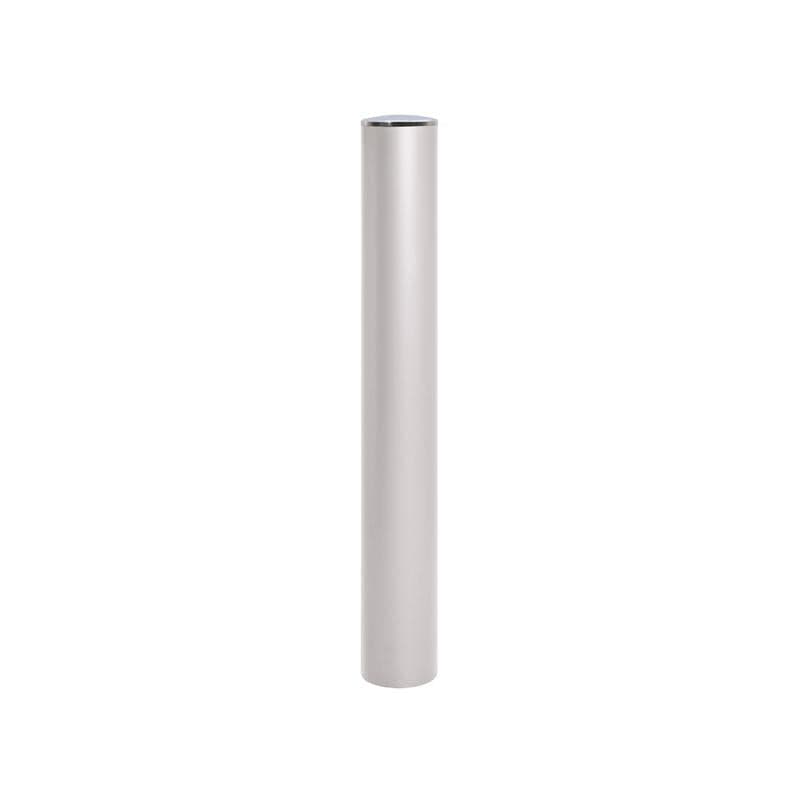Cityscape Direct Province Brushed Steel Anti-Ram Bollard 160mm diameter / Light Grey (RAL 7044)