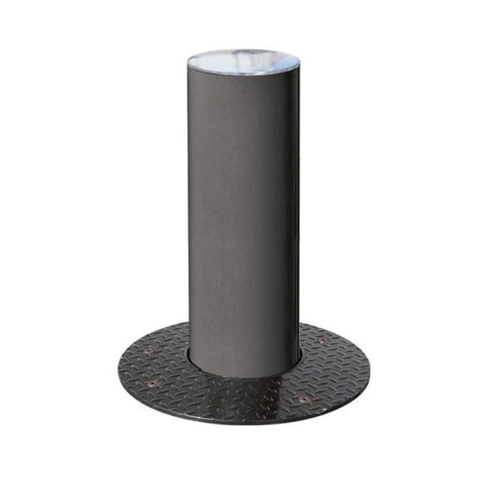 Cityscape Direct Province Brushed Steel Retractable Bollard 160mm diameter / Procity Grey